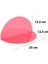 Oval 2'li Duvar Raf (Transparan Neon Pembe) 2