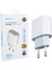 Beyaz Pd 20 Watt Iphone Type-C Hızlı Şarj Başlığı (4172) 1