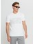 Bisiklet Yaka Baskılı Ekru Erkek T-Shirt ACE091252412_EKR 1