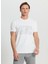 Bisiklet Yaka Baskılı Ekru Erkek T-Shirt ACE091252412_EKR 3