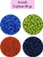 Dökme Cam Kum Boncuk (8/0) 3 mm - 4 Renk - Toplam 80 Gram - BNC421 1
