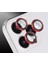 16 Pro Max/15 Pro Max/14 Pro MAX/16PRO/15 Pro/14 Pro Kırmızı Kamera Lens Koruyucu 1