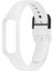 Galaxy Fit-E Beyaz Için Saf Renkli Silikon Bilek Kayışı Kordonlu Saat (Yurt Dışından) 1