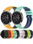 Samsung Galaxy Watch 46MM Koyu Mavi+Beyaz Için Silikon Watch Band (Yurt Dışından) 4