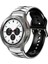 Samsung Galaxy Watch 4 Clic 42MM Beyaz+Siyah Için Silikon Watch Band (Yurt Dışından) 1
