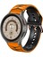 Samsung Galaxy Watch 5 Pro 45MM Turuncu+Siyah Için Silikon Watch Band (Yurt Dışından) 1