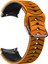 Samsung Galaxy Watch 5 Pro 45MM Turuncu+Siyah Için Silikon Watch Band (Yurt Dışından) 2