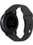Samsung Galaxy Watch Active2 Için Bluetooth Sürümü 40MM Akıllı Saat Düz Renk Silikon Watch Band Siyah (Yurt Dışından) 3