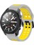 Samsung Galaxy Watch 5 Pro 45MM Gri+Sarı Için Silikon Watch Band (Yurt Dışından) 1