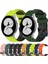 Samsung Galaxy Watch 4 40MM Siyah+Kırmızı Için Silikon Kayış (Yurt Dışından) 4