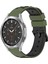 Samsung Galaxy Watch4 Clic 46MM Ordu Yeşili + Siyah Için Silikon Saat Bandı (Yurt Dışından) 1