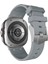 Samsung Galaxy Watch Ultra 47MM Gümüş Gri Için Sıvı Silikon Kayış (Yurt Dışından) 3