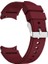 Samsung Galaxy Watch4 Için Silikon Kayış 44MM Şarap Kırmızısı (Yurt Dışından) 1