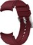 Samsung Galaxy Watch4 Için Silikon Kayış 44MM Şarap Kırmızısı (Yurt Dışından) 2