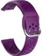 20MM Huami Amazfit Gts/samsung Galaxy Izle Aktif 2/huawei Izle Gt2 42MM Iç Toka Nefes Alabilir Saat Kayışı Mor (Yurt Dışından) 1