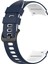 Silikon Kayış Samsung Galaxy Watch4 Clic 42MM / 46MM Samsung Galaxy Watch4 Classic Için 42MM / 46MM Gece Mavisi Beyaz (Yurt Dışından) 1