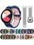 Galaxy Watch Active 2 Siyah+Yeşil Için Silikon Watch Band (Yurt Dışından) 4