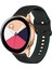 Samsung Galaxy Watch Active 2 Için 20MM Silikon Kordonlu Saat Siyah+Yeşil Çizgi (Yurt Dışından) 3
