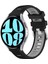 Samsung Galaxy Watch 6 44MM Siyah+Gri Için 20MM Silikon Kayış (Yurt Dışından) 1
