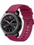 Samsung Gear S3 Frontier Şarap Kırmızısı Için Silikon Watch Band (Yurt Dışından) 1