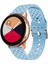 Samsung Galaxy Watch4 Için Silikon Kayış 40/44MM Açık Mavi (Yurt Dışından) 1