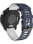 Huawei Watch GT2E Silikon Bilek Kayışı 20MM Koyu Mavi+Beyaz (Yurt Dışından) 1