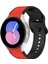 Samsung Galaxy Watch5 Pro / Watch5 Kırmızı Siyah Için Kayış (Yurt Dışından) 1