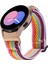 Samsung Galaxy Watch Için Naylon Watch Band6/6 Classic/5/5 Pro Rainbow (Yurt Dışından) 1