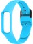 Galaxy Fit-E Sky Blue Için Saf Renkli Silikon Bilek Kayışı Kordonlu Saat (Yurt Dışından) 1