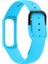 Galaxy Fit-E Sky Blue Için Saf Renkli Silikon Bilek Kayışı Kordonlu Saat (Yurt Dışından) 3