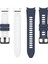 Silikon Kayış Samsung Galaxy Watch4 Clic 42MM / 46MM Samsung Galaxy Watch4 Classic Için 42MM / 46MM Gece Mavisi Beyaz (Yurt Dışından) 2