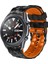 Samsung Gear S3 Frontier Siyah+Turuncu Silikon Kayış (Yurt Dışından) 1