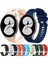 Samsung Galaxy Watch4 40MM Kırmızı Için Silikon Saat Bandı (Yurt Dışından) 4
