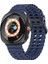 Samsung Galaxy Watch Ultra 47MM Koyu Mavi Için Ocean Silikon Kayış (Yurt Dışından) 1