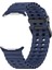 Samsung Galaxy Watch Ultra 47MM Koyu Mavi Için Ocean Silikon Kayış (Yurt Dışından) 4