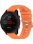 Samsung Galaxy Watch Active 2 40MM Turuncu Için Silikon Watch Band (Yurt Dışından) 1