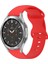 Samsung Galaxy Watch 4 Classic 46MM Kırmızı Için Silikon Watch Band (Yurt Dışından) 1