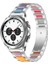 Galaxy Watch 4 Clic 42 / 46MM Gümüş Gökkuşağı Için Metal Watch Band (Yurt Dışından) 1