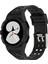 Samsung Galaxy Watch4 44MM Siyah Için Silikon Saat Bandı (Yurt Dışından) 1