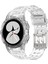 Samsung Galaxy Watch4 40MM Şeffaf Beyaz Için Silikon Saat Bandı (Yurt Dışından) 1