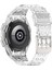 Samsung Galaxy Watch4 40MM Şeffaf Beyaz Için Silikon Saat Bandı (Yurt Dışından) 4