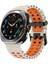 Samsung Galaxy Watch Ultra 47MM Starlight Orange Için Silikon Watch Band (Yurt Dışından) 1