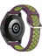 Samsung Galaxy Watch4 Için 44MM Silikon Kayış Mor Limon Yeşili (Yurt Dışından) 4