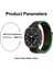 Samsung Galaxy Watch Ultra 47MM Siyah Turuncu Için Naylon Döngü Saat Kayışı (Yurt Dışından) 4