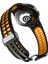 Samsung Galaxy Watch5 Pro Siyah Turuncu Için Silikon Saat Bandı (Yurt Dışından) 3