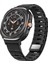 Samsung Galaxy Watch Ultra 47MM Siyah+Siyah Için Manyetik Silikon Kayış (Yurt Dışından) 1