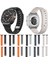 Samsung Galaxy Watch Ultra 47MM Siyah+Siyah Için Manyetik Silikon Kayış (Yurt Dışından) 2