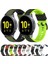 Samsung Galaxy Watch Active2 Için Silikon Watch Band 40MM Siyah+Gri (Yurt Dışından) 4