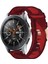 Samsung Galaxy Watch 46MM Kırmızı Için Naylon Dokuma Watch Band (Yurt Dışından) 1