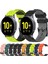 Samsung Galaxy Watch Active 2 40MM Gece Mavisi + Beyaz Için Silikon Kayış (Yurt Dışından) 4